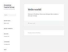 Tablet Screenshot of investree.com